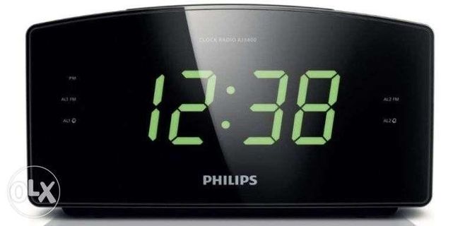 Philips AJ3400 37 Digital Tuning Alarm Clock Radio ZQ019F