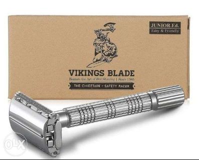 Vikings Blade The Chieftain JR Safety Double Edge Razor Slim ZQ020H