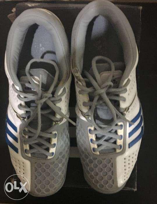 adidas barricade grey