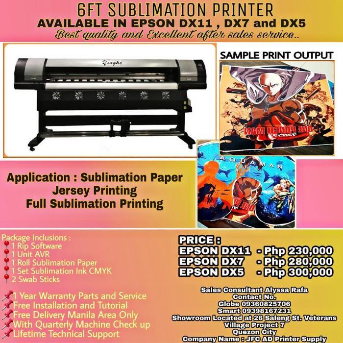 sublimation printer price