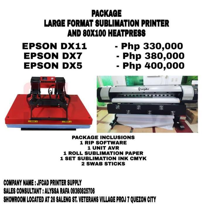 sublimation printing package