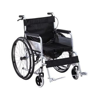 Foldable Wheelchair with waste bowl