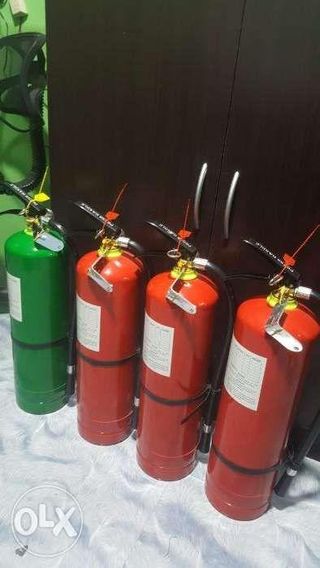 Brand new and refill fire extinguisher