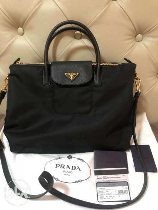 Prada shopping bag, Women's Fashion, Bags & Wallets, Purses & Pouches ...