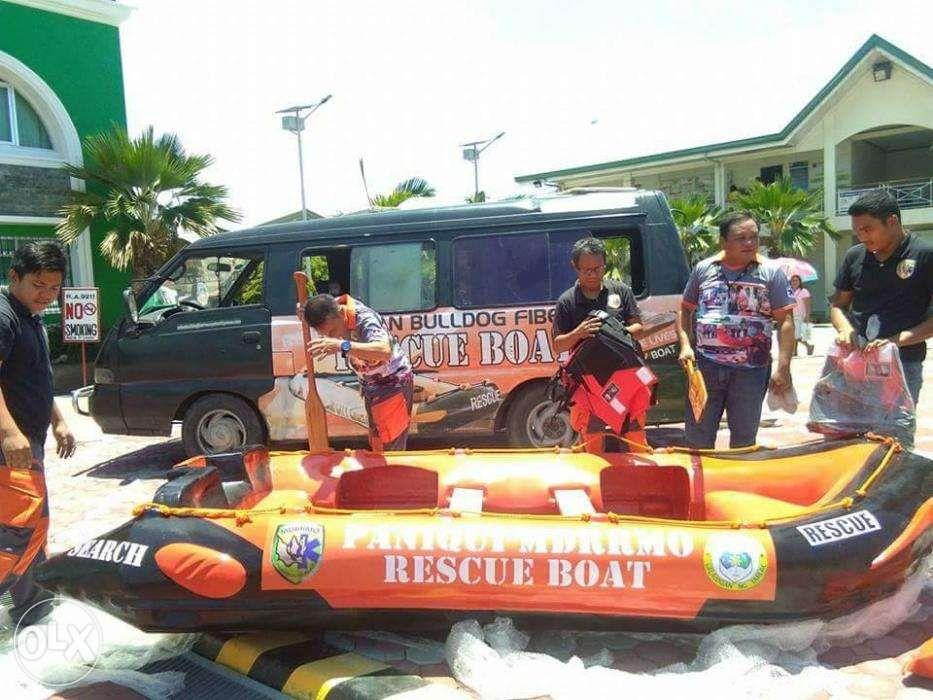 Fiberglass Rescue boat is fully customizable 6 to 8 persons, Sports ...