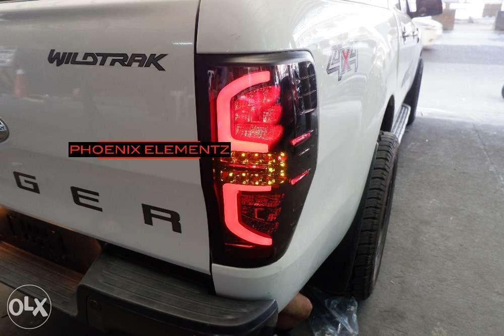 2012 To 2019 Ford Ranger V1 Led Tail Light Bolt On Smoked