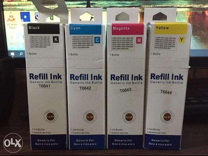 epson refill ink t6641 42 43 44 bcym
