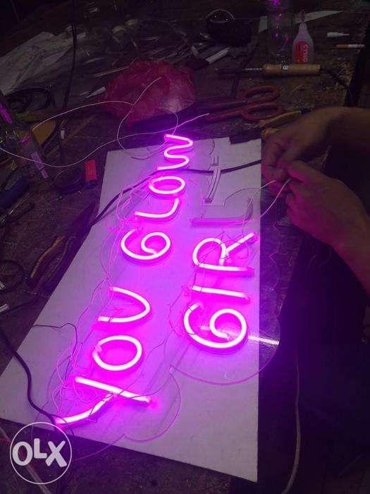 Neon Lights flex Fabrication