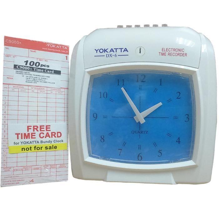 Yokatta Dx6 heavy duty time recorder bundy clock, Computers & Tech