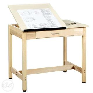 Drafting table with drawer
