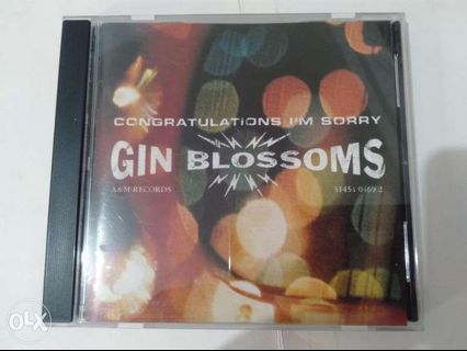 Gin Blossoms Congratulations Im Sorry Audio CD