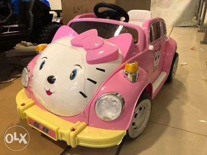 Kitty cute ride on electric kids car