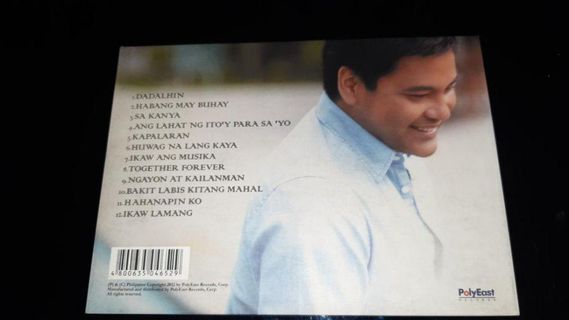 Martin Nievera "Mga Awit At Damdamin" CD with Minus One and Lyrics