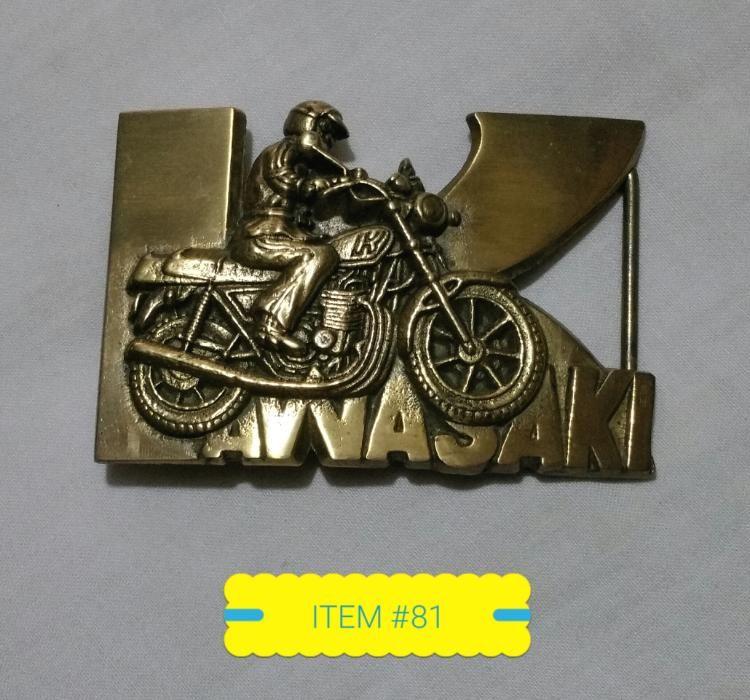 kawasaki belt buckle