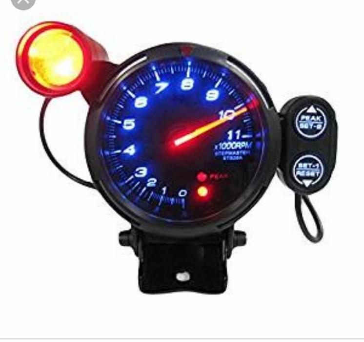 Car Japan Racing Tachometer Rpm Blue Led Auto Meter With