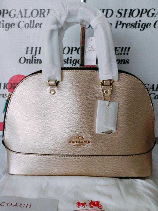US AUTHENTIC Original COACH Mini Alma Gold 2Way Bag, Women's Fashion, Bags  & Wallets, Purses & Pouches on Carousell