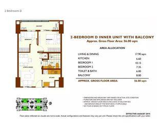 Fairway Terraces DMCI 2br for rent ... 33K only