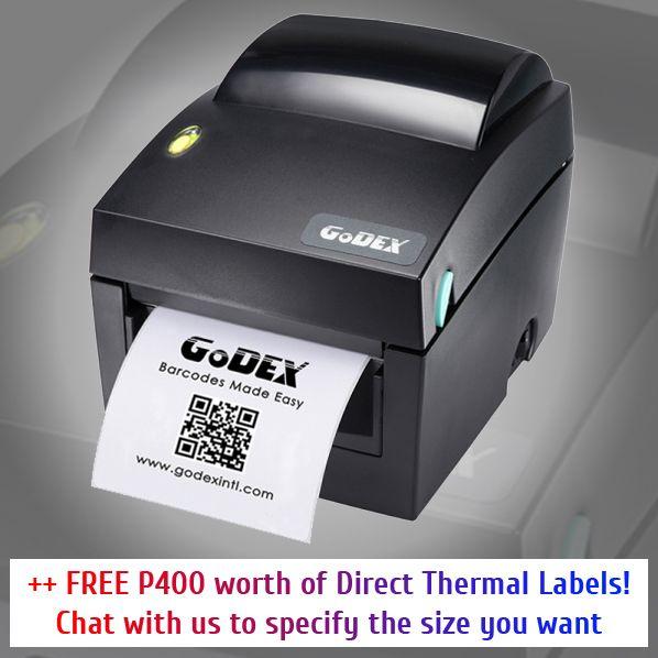 GoDEX DT4x Thermal Barcode Printer (FREE DT LABELS WORTH P400