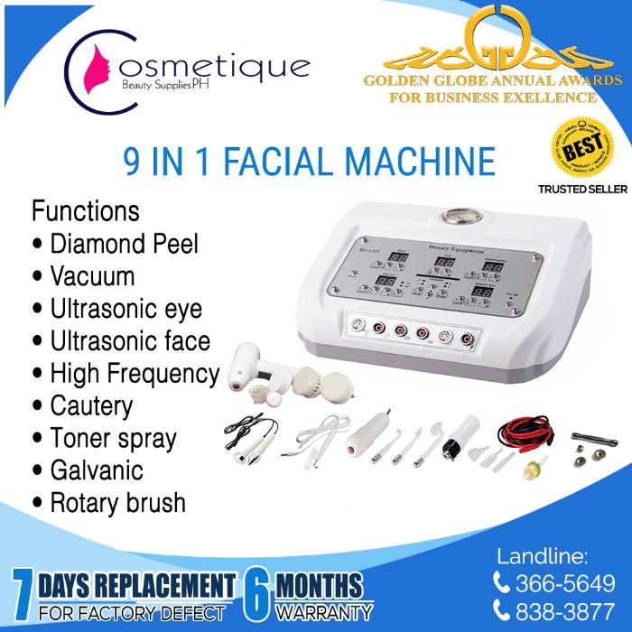 9 in facial machine with galvanic with warranty, Beauty & Personal Care
