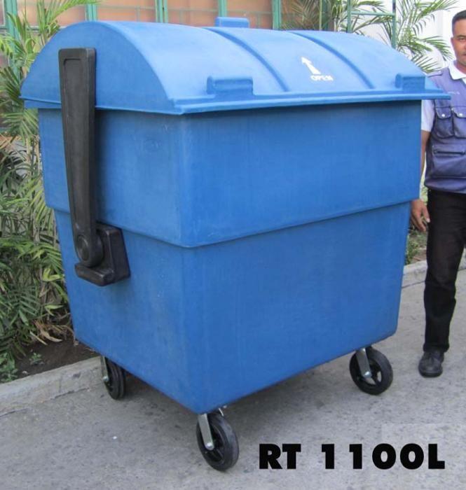 Rolling Trash Bin, Furniture & Home Living, Cleaning & Homecare