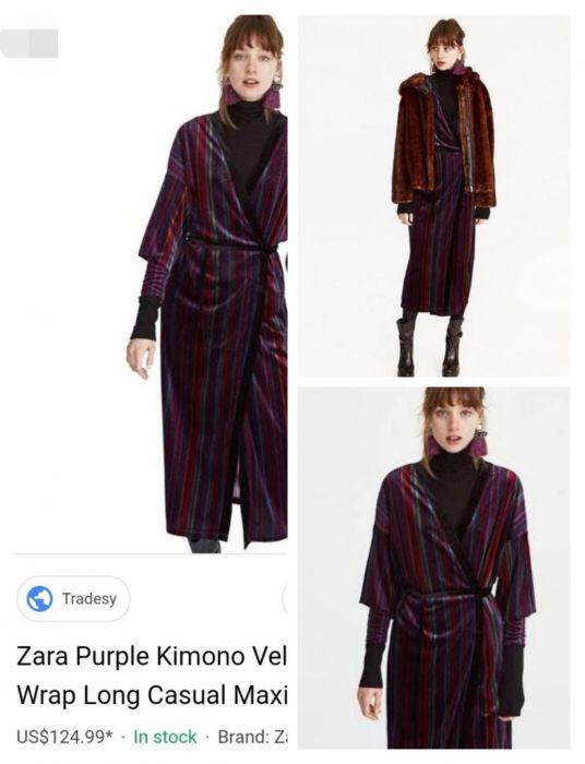 duster kimono zara