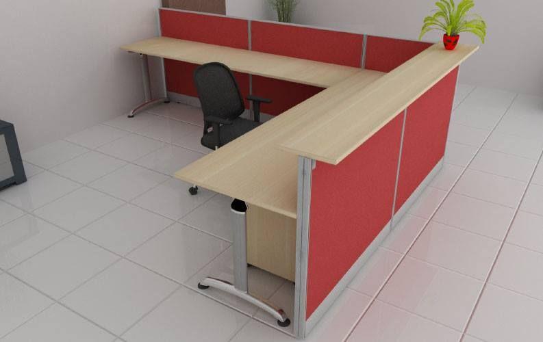 Customize counter table (Office partition)(Office Furniture), Furniture