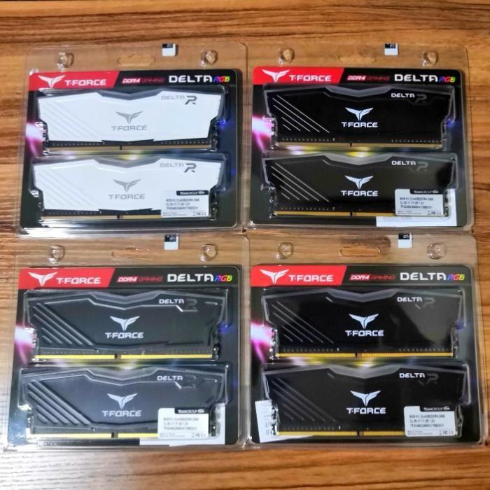 16gb (8gb x2) Team TForce Delta RGB 2666mhz DDR4 RAM NEW SEALED Cebu