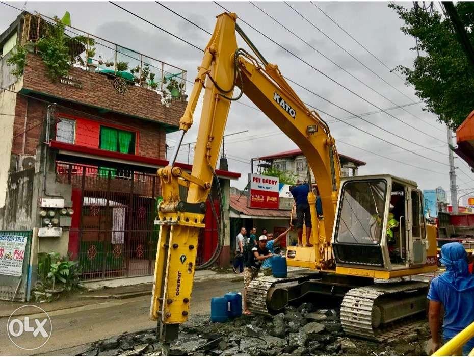 Backhoe Rental COMPLETE with Breaker Operator Spotter and Diesel