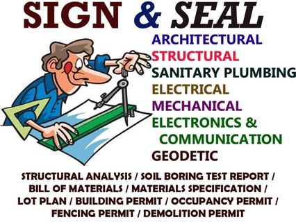Sign and Seal for Building Plans