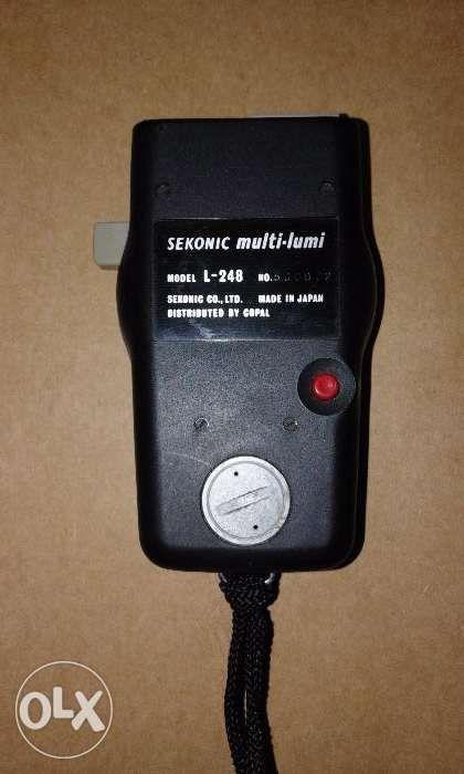 Sekonic Light Meter L248 MultiLumi (Category: Lighting & Studio Equipment) located in Quezon City. Submitted by nicegifts (Listing ID 239180750, Image 3). Description: Sekonic Light Meter L-248 Multi-Lumi -As is where is -Condition unknown -No battery included (1.3v PX-13 or RM625) For pick up at Gilmore, QC only. Open to trade..