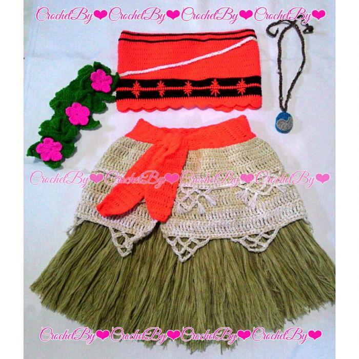 moana costume baby girl