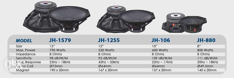 crown speaker 600 watts price