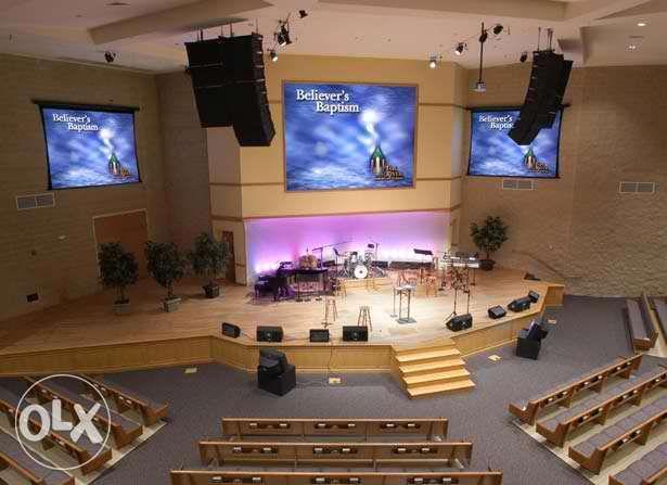 auditorium sound system setup