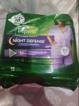 Depend high quality adult diapers small to medium size
