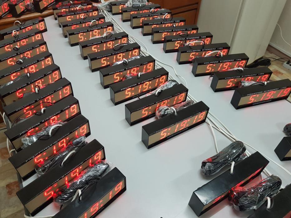 Philippine Standard Time Juan Time Digital LED GPS Clocks