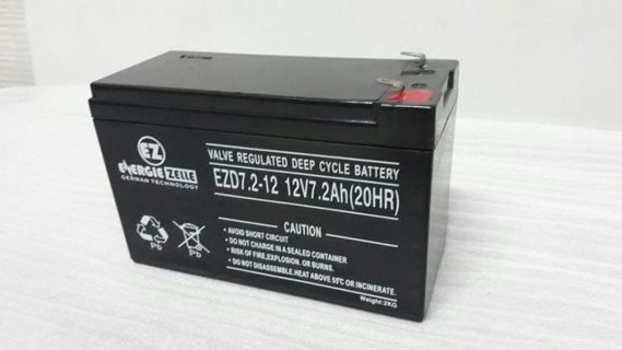 EZ 7AH 12V Rechargeable Battery promo