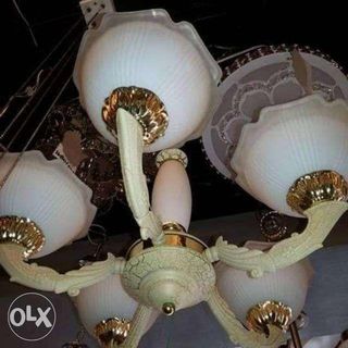 Chandelier droplights ceiling fan lampshade maria theresa