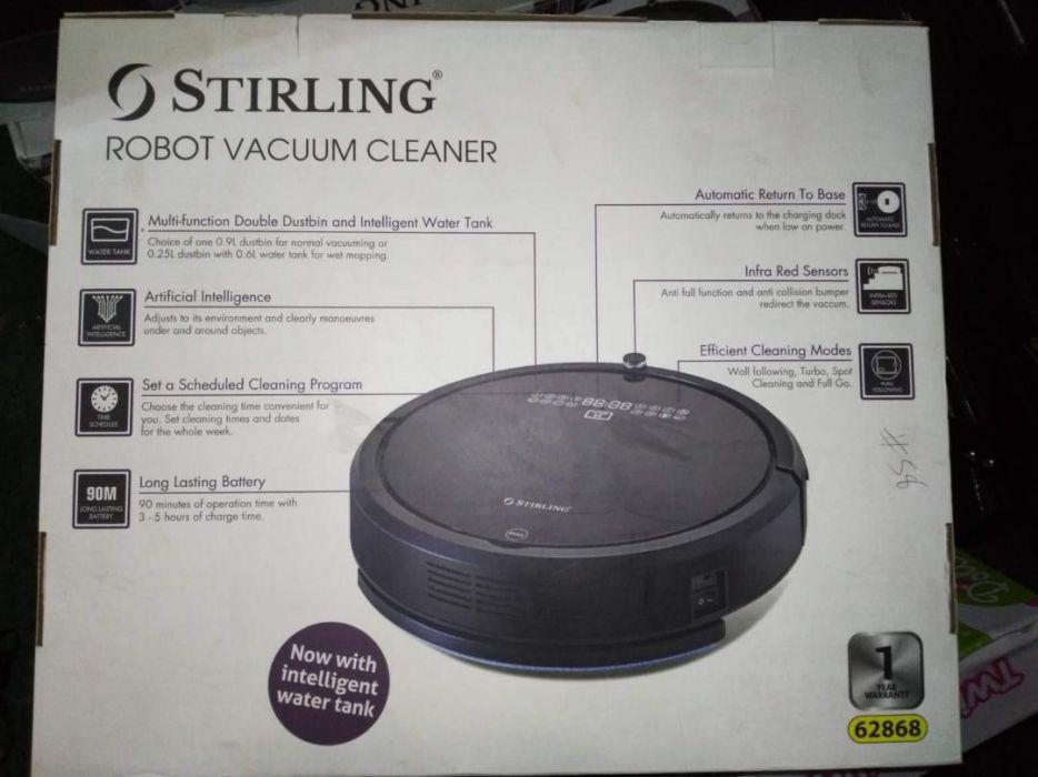 sterling robot vacuum cleaner rechargeable double brush, TV & Home ...