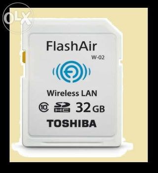 Toshiba Flash Air II Wireless 32GB SDHC Memory SD Card ZQ3C