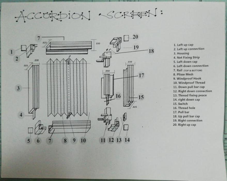 Accordion Screen for your door, Commercial & Industrial, Construction ...