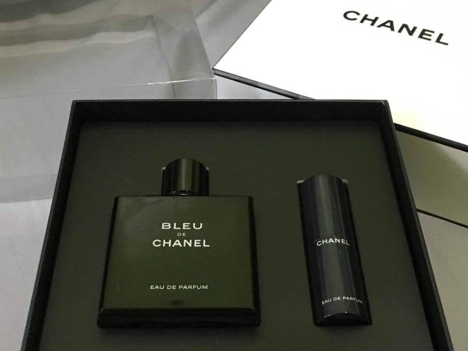 Bleu de Chanel Eau de Parfum Travel Set, Beauty & Personal Care, Fragrance  & Deodorants on Carousell