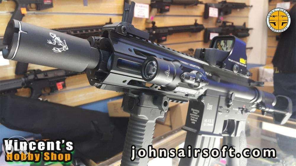 Airsoft EC 107 ultra compact HK416 w/o silencer installment payment available on Carousell