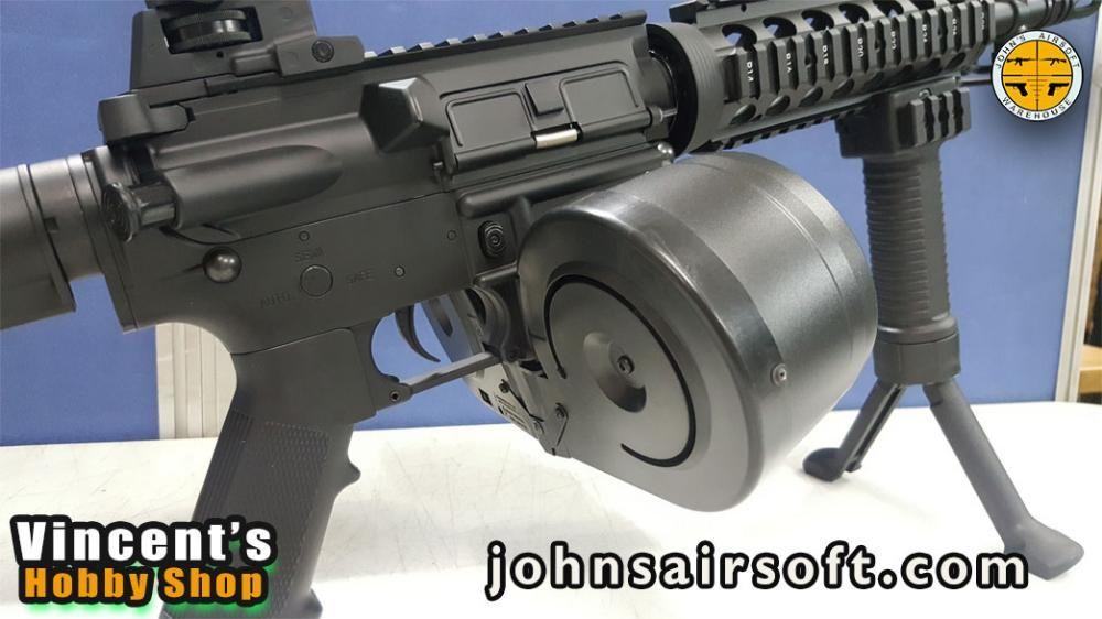 Airsoft DBOYS electic drum mag for jg m4 on Carousell