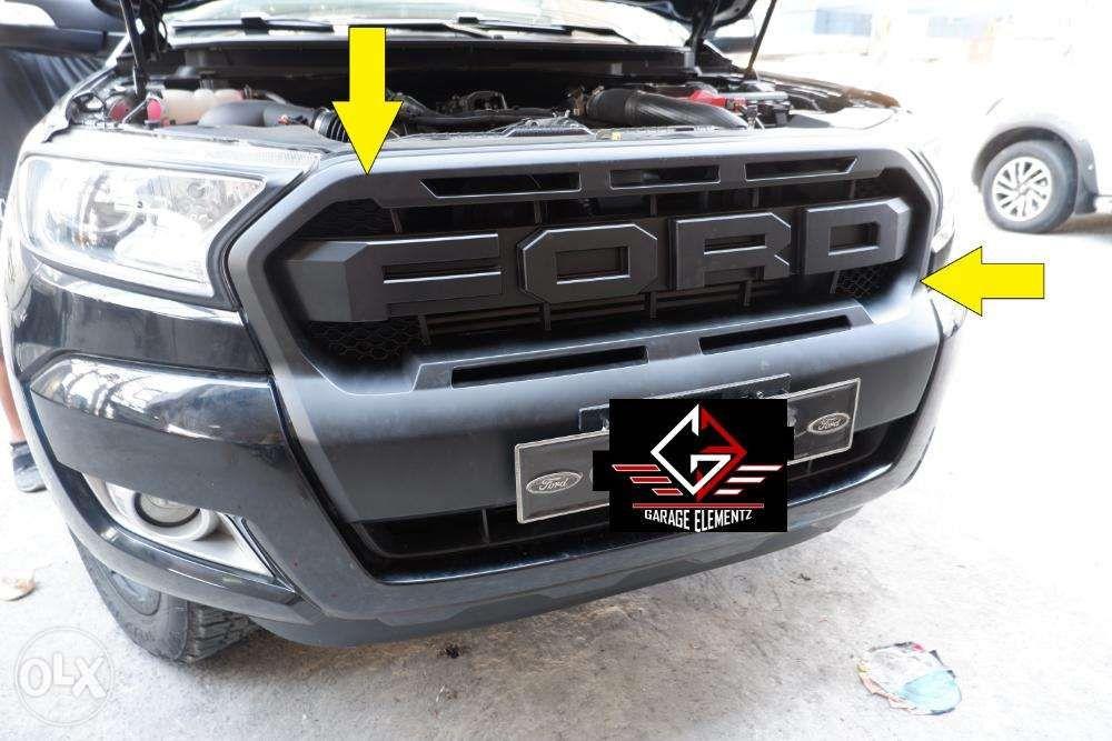 2016 To 2020 Ford Ranger Front Raptor Grill Matte Black Car Parts Accessories Other Automotive Parts And Accessories On Carousell