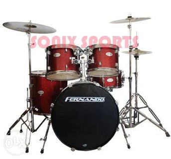Fernando Drumset with Cymbals and Throne