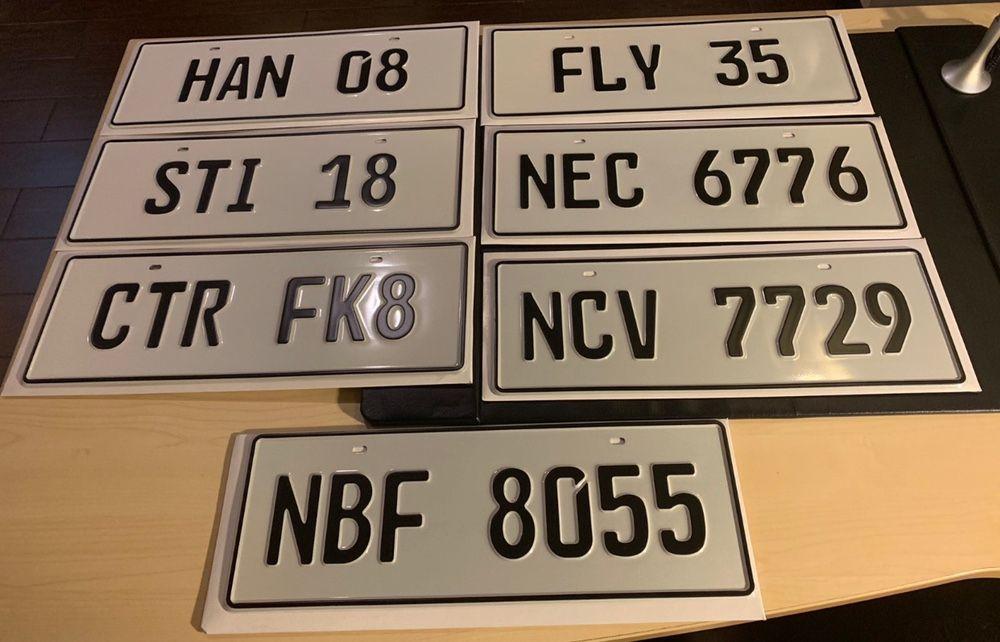 Personalized Plate Customized Plate Car Plate Motorcycle Plate (Category: Others) located in Pasig City. Submitted by tycoon.cars (Listing ID 239221372, Image 3). Description: Lto Quality With Watermark Reflectorized Max 9 Characters Vanity/Conduction/License Plate Upgrade your old plates to new plates 4,000 Pair 2,000 Pc +200 Shipping Fee Payment through Bank Deposit before Processing 2-3 Days.