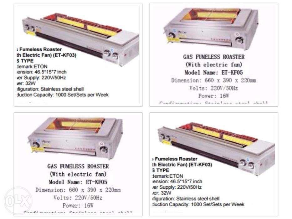 Gas Fumeless Roaster with Electric Fan, Furniture & Home Living, Cleaning & Homecare Supplies