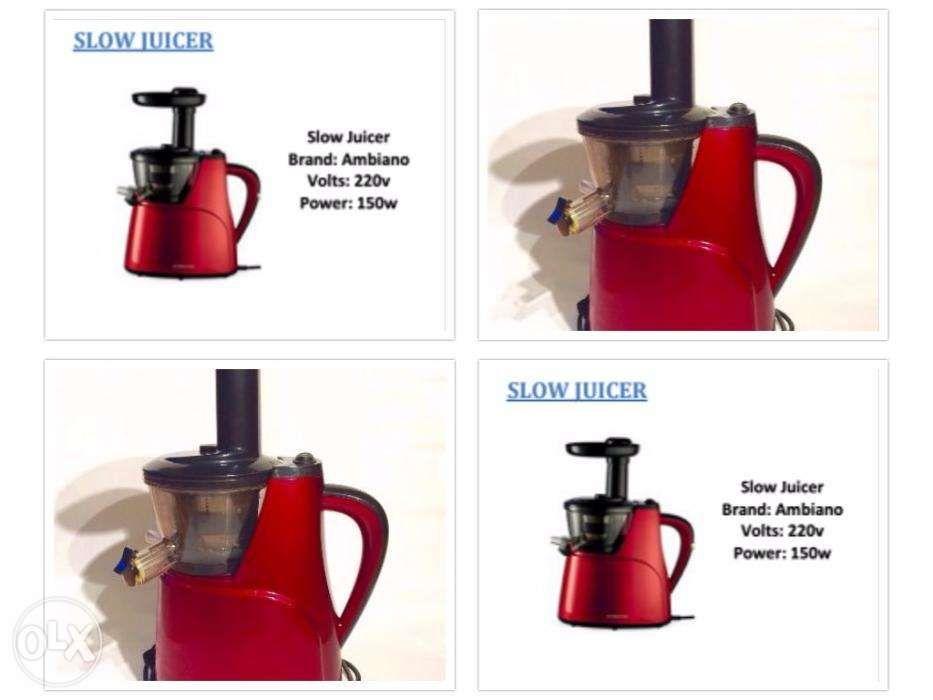 Slow Juicer Ambiano, Furniture & Home Living, Cleaning & Homecare