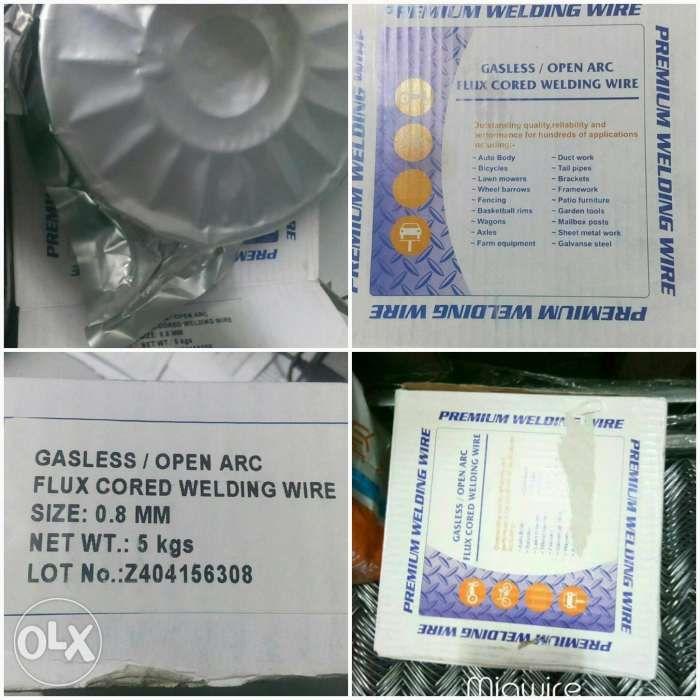 Gasless mig wire (Category: Home Improvement Tools & Accessories) located in Manila. Submitted by joeyroque09 (Listing ID 239256239, Image 2). Description: Gasless Migwire NT size: .8mm diameter use for steel 5kilo per roll fluxcord.