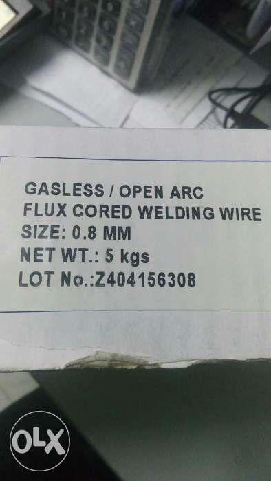 Gasless mig wire (Category: Home Improvement Tools & Accessories) located in Manila. Submitted by joeyroque09 (Listing ID 239256239, Image 3). Description: Gasless Migwire NT size: .8mm diameter use for steel 5kilo per roll fluxcord.